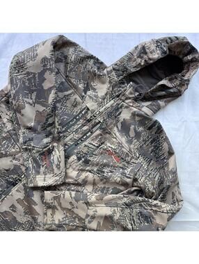 Sitka Gear Camo Jacket Mens 2XL Gore Optifade Soft Shell Hunting Full Zip 66633